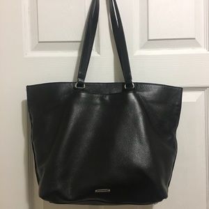 Rebecca Minkoff genuine leather black tote